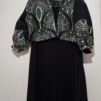 کت سوزندوزی و دامن پلیسه با کیفیت
