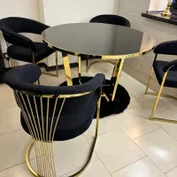 میز نهار خوری استیل به همراه صندلی|میز و صندلی غذاخوری|پردیس, فاز ۸|دیوار