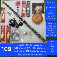 لنسر کامل ماهیگیری