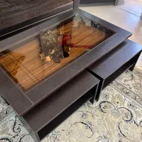 میز جلو مبلی و ویترین