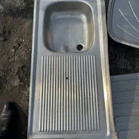 روشویی و سینک آشپزخانه بهمراه شیر و آینه|لوازم سرویس بهداشتی|بندر انزلی, چهارفریضه|دیوار