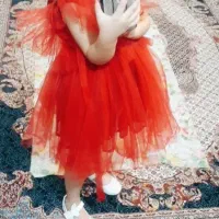 پیراهن مجلسی مزون دوز دخترانه مناسب ۳تا۶سال