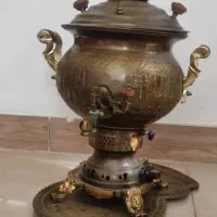 سماور برنجی 6لیتری گازی