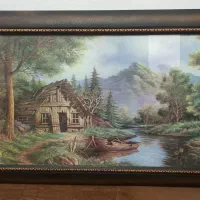 دو عدد ساعت ویک عددتابلو