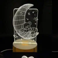 چراغ خواب خرس خوابالو و ماه