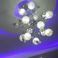 لوستر 16 شاخه در حد نو  2 عدد