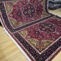 فرش جفت ۶ متری تبریز زمینه سرخابی|فرش|تهران, سلسبیل شمالی|دیوار