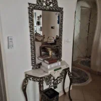 آینه شمعدانی برنز