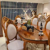 مبلمان و ناهارخوری سلطنتی پر منبت