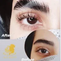 مدل لیفت ابرو و مژه باقیمت پایین|خدمات آرایشگری و زیبایی|قم, امامزاده ابراهیم|دیوار