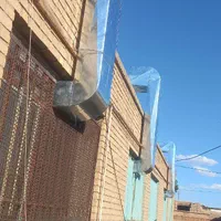 کانال سازی کولر و دریچه تنظیم هوا