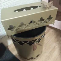 جا دستمال کاغذی و سطل