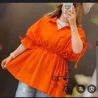 مانتو عروسکی نو رنگ سرخابی و نارنجی|لباس|رشت, دیلمان|دیوار