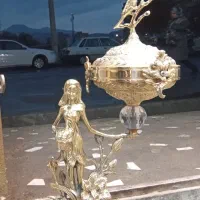 مجسمه شیک   برنز کهنه و همه رقم برنز آلیرام