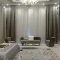 پرده حریر با دوخت مینیمال