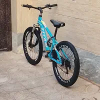 دوچرخه آبی خوشگل