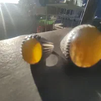 دوانگشترعقیق زرد با رکاب نقره|کلکسیون اشیاء عتیقه|بندر ترکمن, |دیوار