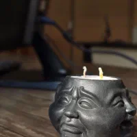 شمع صورتک ۴ طرفه مَهوا|صنایع دستی و سایر لوازم تزئینی|بندرعباس, |دیوار