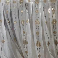 دوعدد پرده کارکرده تمیزدرحد نو|پرده، رانر، رومیزی|قم, یزدان‌شهر|دیوار