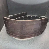 کمربند بدنسازی چرم