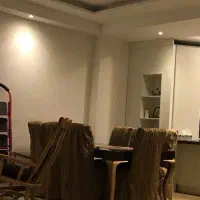 روکش صندلی ناهار خوری طلایی بژ کاملا سالم