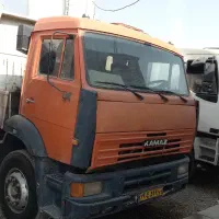 راننده پایه یک کمپرسی کاماز برای کار در معدن آبیک