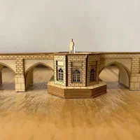 ماکت معماری پل چوبی اصفهان