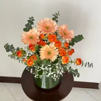 جارگل ژربرا و رز مینیاتور آماده ارسال|گل و گیاه طبیعی|تهران, بهارستان|دیوار