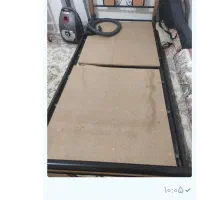تخت فرفوژه وچوب کاملاسالم|تخت و سرویس خواب|اصفهان, کوی امیریه|دیوار