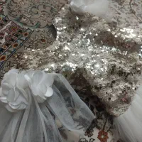لباس عروس دخترانه8تا10سال|کفش و لباس بچه|قزوین, |دیوار