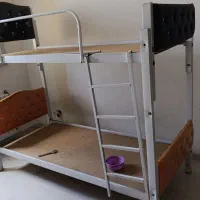 تخت دو طبقه فلزی|تخت و سرویس خواب|مشهد, شاهد (شهرک غرب)|دیوار