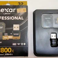 کارت حافظه 32 گیگ Lexar Professional 1800X
