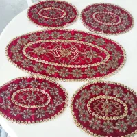 رومیزی مخمل