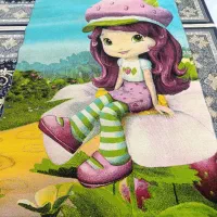 فرش 4 متری طرح توت فرنگی|فرش|لاهیجان, خمیر کلایه|دیوار