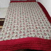 دو عدد لحاف ترمه و مخمل