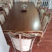 میز نهارخوری ۸ نفره در حد نو|میز و صندلی غذاخوری|رستم‌آباد, |دیوار