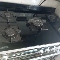 گاز پپنج شلعه صفحه شیشه ای سالم