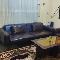 مبل ۳ نفره چرم طبیعی فروش به دلیل مهاجرت نو|مبلمان خانگی و میز عسلی|اهواز, زرگان|دیوار