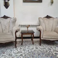 مبل سلطنتی و میز نهارخوری ست|مبلمان خانگی و میز عسلی|تهران, تهرانسر مرکزی|دیوار