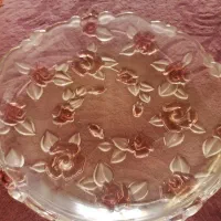 یک عدد شیرینی خوری کریستال