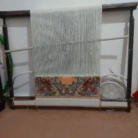 قالی نیمه بافته شده