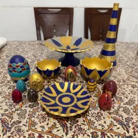 ست هفتسین دستساز، کاملاً نقاشیشده با دست