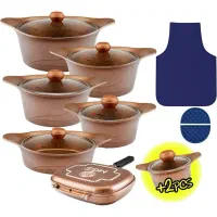 سرویس 15 پارچه گرانیت کره ای آکبند آکبند