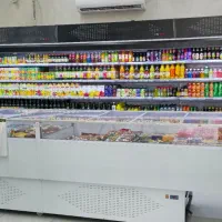 راک قفسه هایپری bio یخچال پرده هوا pio فروشگاهی