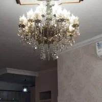 ۲عدد لوستر ۸شاخه برنجی هر لوستر ۱۵میلیون تومان|لوستر و چراغ آویز|گلستان (تهران), |دیوار