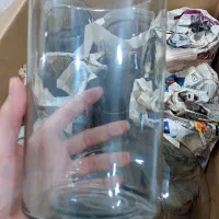 تنگ شیشه ای آجیل|صنایع دستی و سایر لوازم تزئینی|قم, زنبیل آباد|دیوار