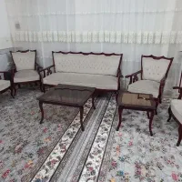 مبل ۷ نفره و میز ناهار خوری ۴ نفره|مبلمان خانگی و میز عسلی|آران و بیدگل, |دیوار