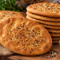 فطیر محلی باآردسبوس دار سوغات تفرش ارسال همه روزه