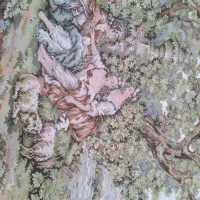 پارچه مبلی فرانسه اصل مدل کوپلنی طرح فرشته.سلطنتی|مبلمان خانگی و میز عسلی|تهران, کیانشهر|دیوار