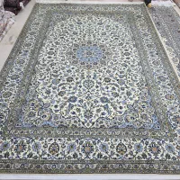 فرش کرک کاشان جفت۹متری دستباف